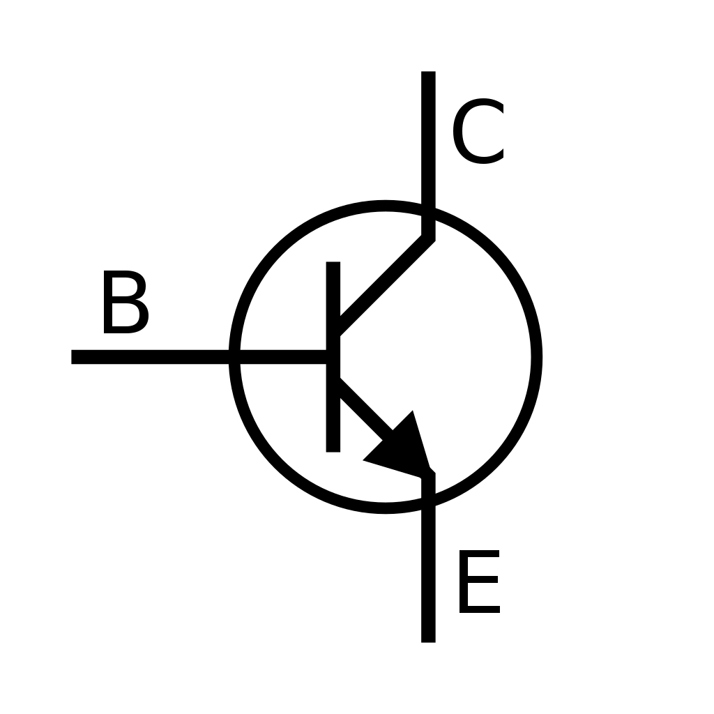 ترانزیستور منفی (NPN)