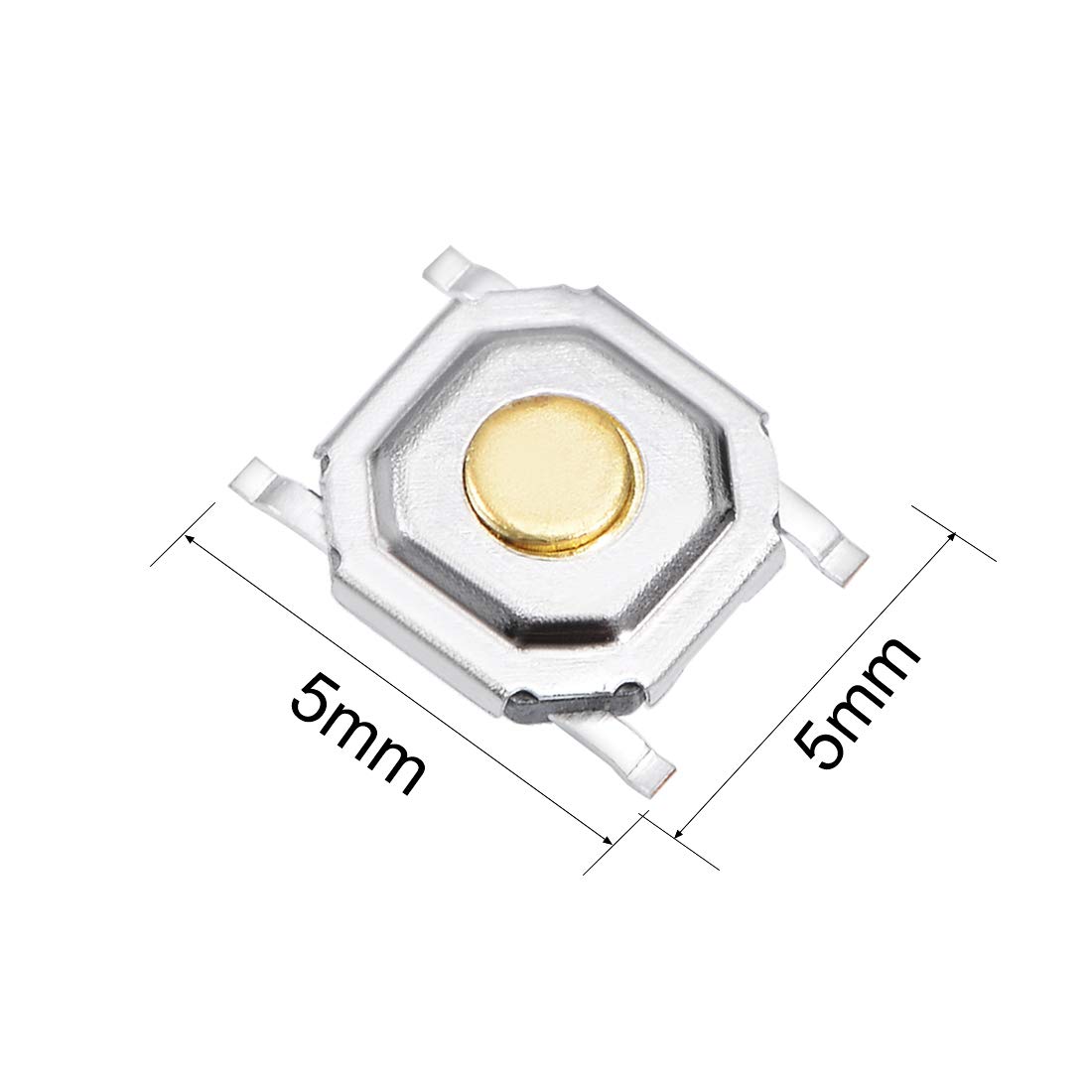تکت سوئیچ اس ام دی 5X5X1.5 میلی متر