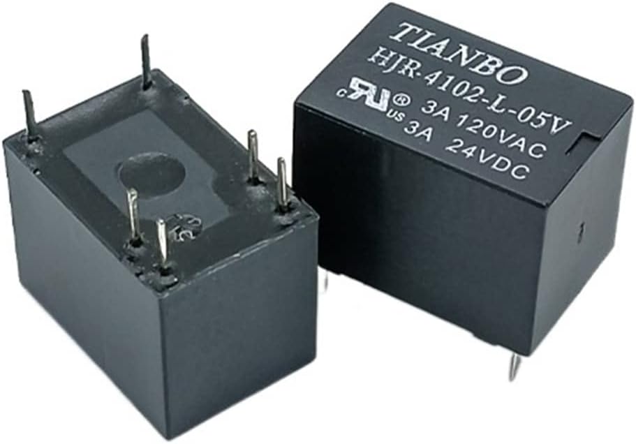رله 12 ولت 3 آمپر 6 پایه (HJR-4102-L-12V)