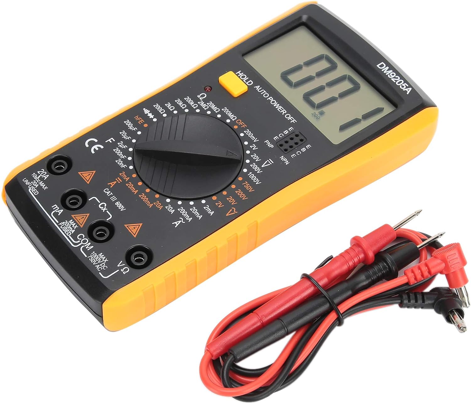 مولتی متر دیجیتال پرکس مدل DT-9205-A