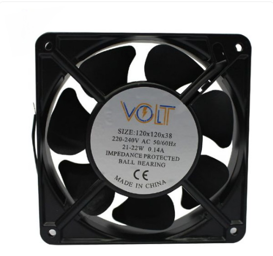 فن 220 ولتی AC با ابعاد 12x12 سانتیمتر