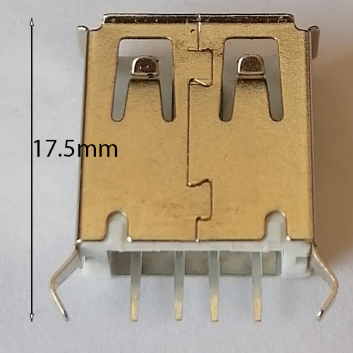 مادگی USB عمودی D