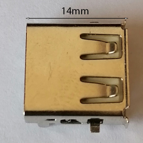 مادگی USB افقی C