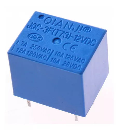 رله میلون کیانجی 24 ولت ۱۰ آمپر 5 پایه (QIANJI JQC-3F)