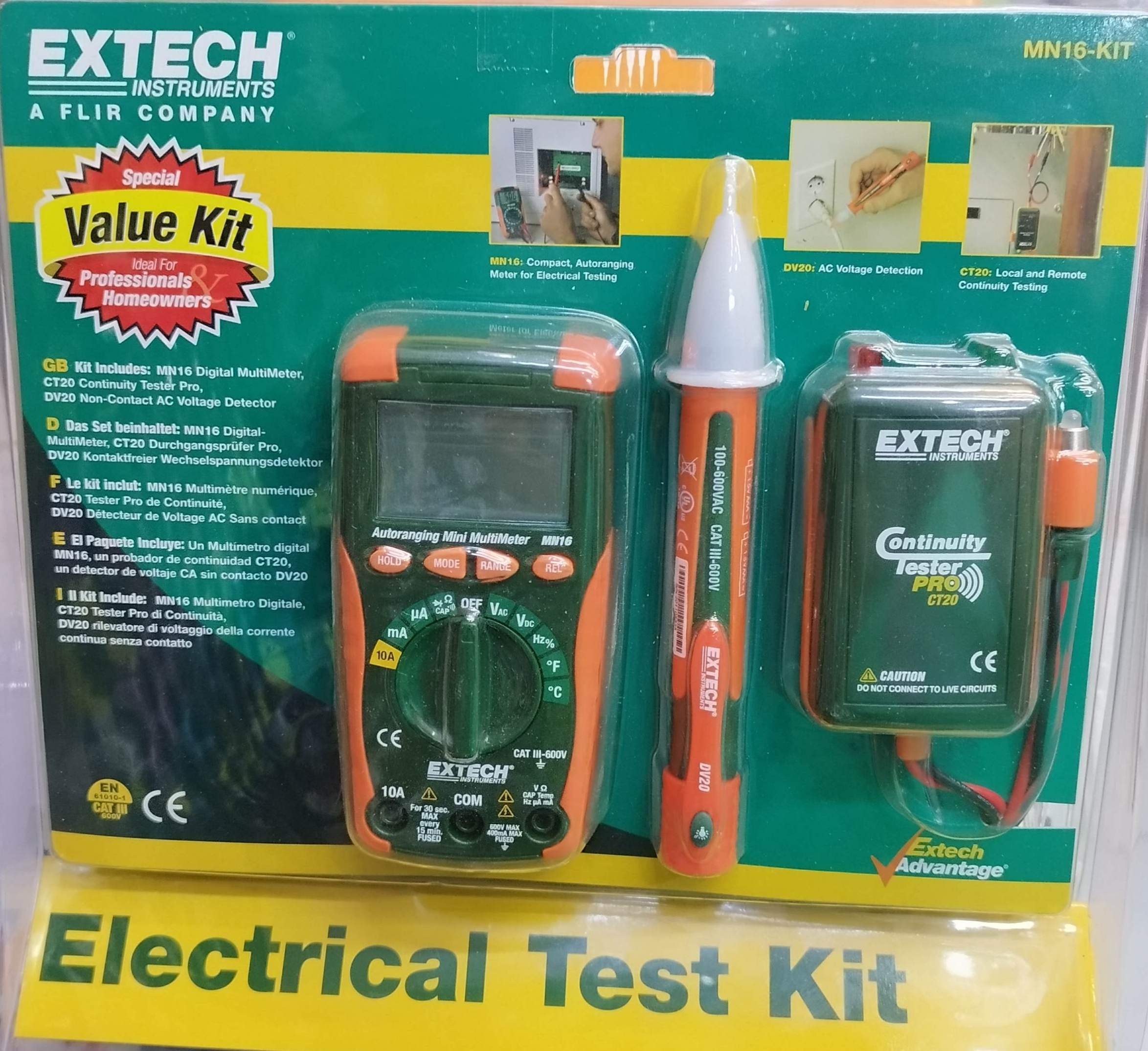 مولتی متر MN16 EXTECH