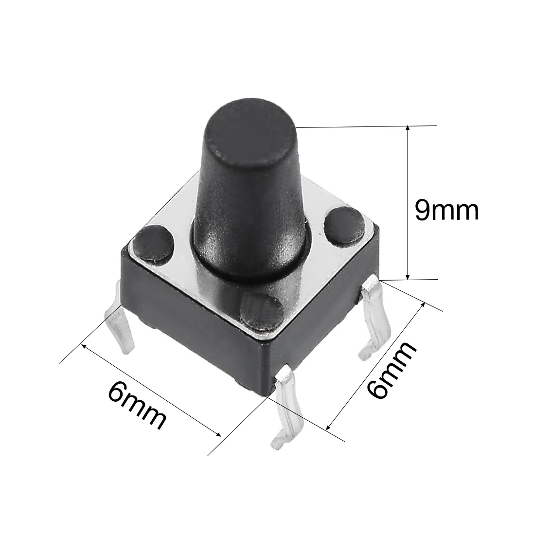 تکت سوئیچ 4 پایه 6X6X9