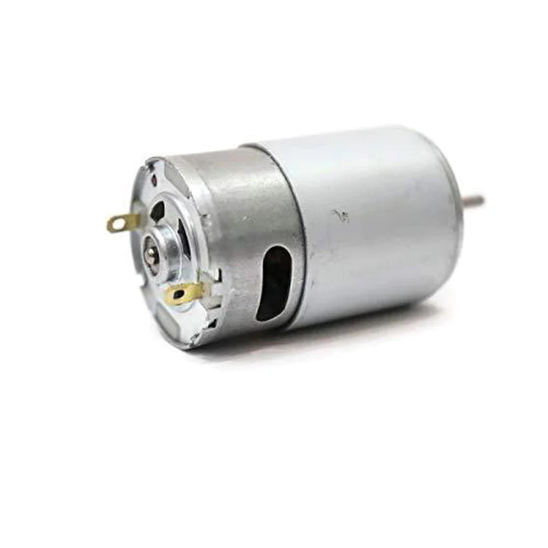 موتور 555 دو سر بلبرینگی ولتاژ 12V تا 24V دی سی