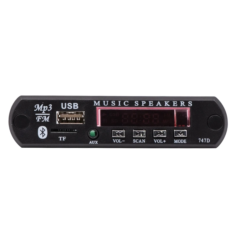 ماژول گیرنده صوتی بلوتوثی,USB,رادیو FM,رم SD و AUX