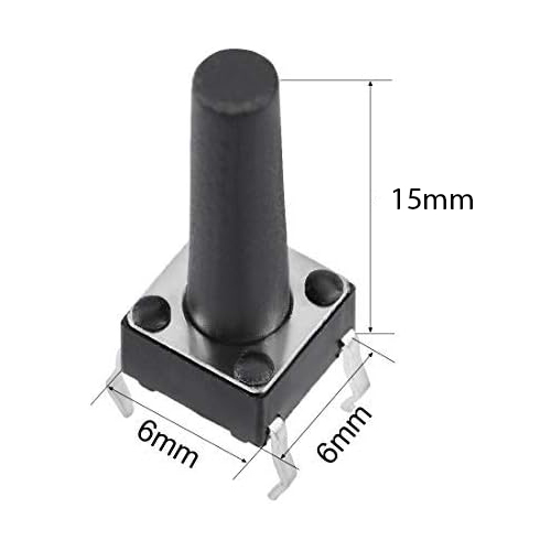 تکت سوئیچ 4 پایه 6X6X15